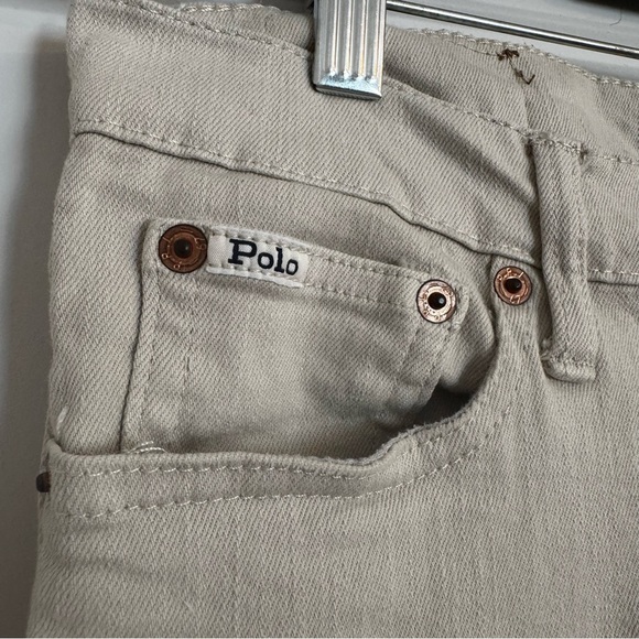 Polo Ralph Lauren Sullivan Slim Cream/Light Beige Denim Jeans - Picture 6 of 16